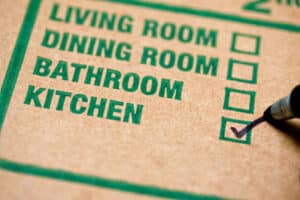 Packing Kitchen In Moving Box
