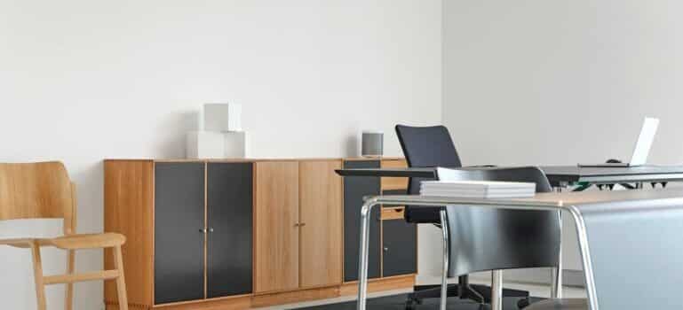 An office interior after a move with movers Brookfield CT