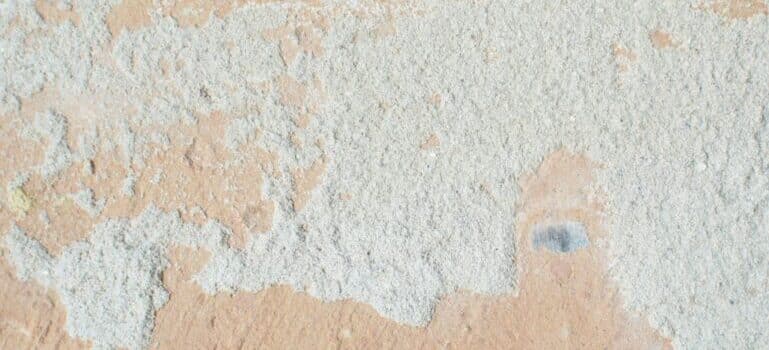 A damaged wall