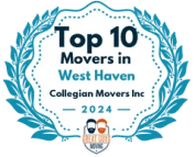 Collegian Movers is Awarded Top 10 Mover in West Haven 2024 from Great Guys Moving