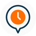 service logo orange