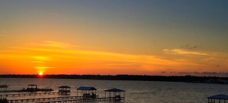 Sunset in Alabama.