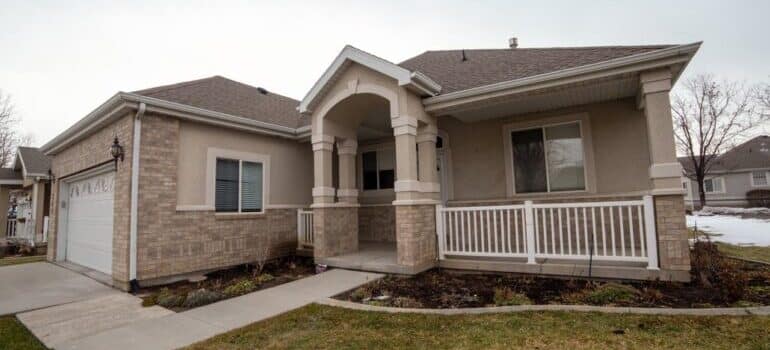 Brown Concrete House