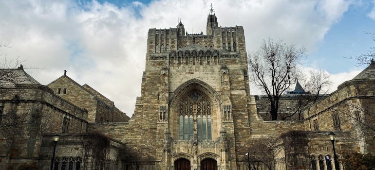 Historical building in New Haven 