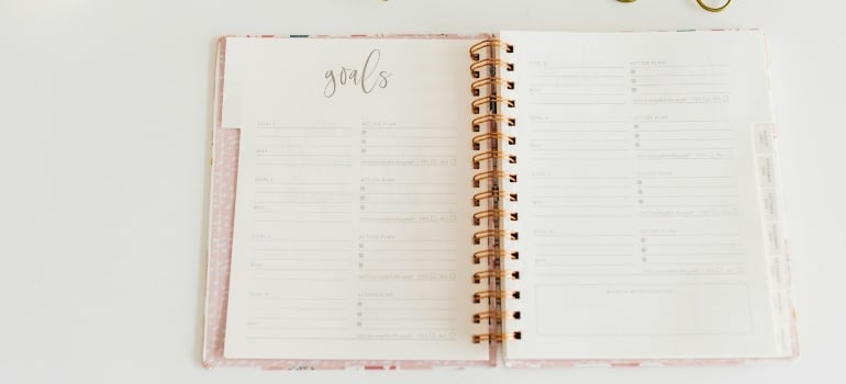 Planner and other office supplies 