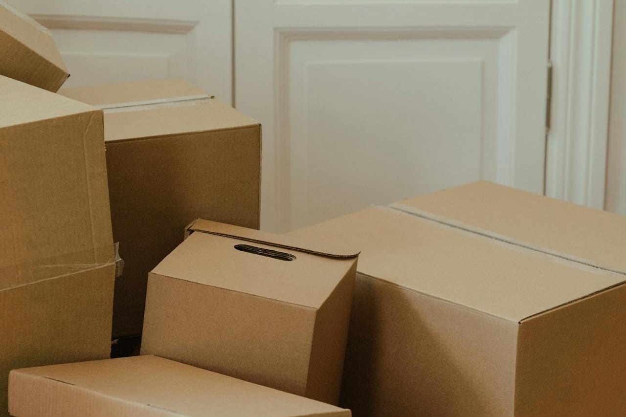 Pile of boxes