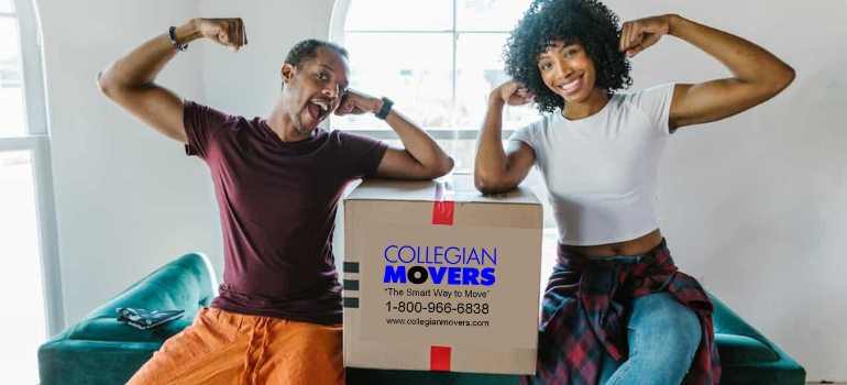 strong new haven movers flexing collegian movers as their superpower