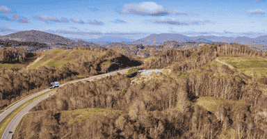 Arial View of a North Carolina highway